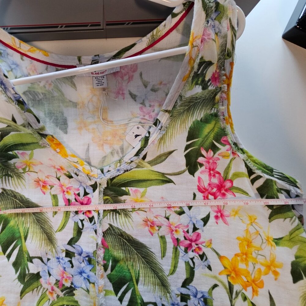 Tommy Bahama Breezy Blooms Midi Dress XL - Picture 5 of 10
